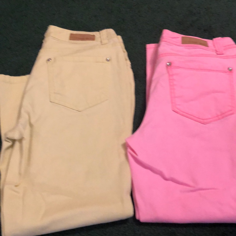 Code blue Aimee crop jeans